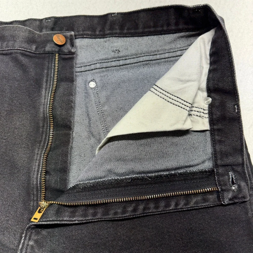 Vintage Wrangler 938BLK Cowboy Cut Jeans‎ Denim Western Faded Black Mens 38x34